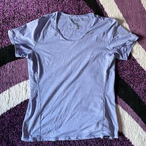 Patagonia Short Sleeve Purple Lightweight Athletic Shirt